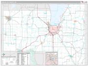 Fond du Lac County, WI <br /> Wall Map <br /> Premium Style 2025 Map