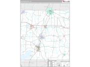 Jefferson County, WI <br /> Wall Map <br /> Premium Style 2025 Map