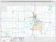 Marathon County, WI <br /> Wall Map <br /> Premium Style 2025 Map