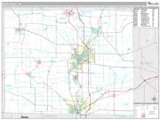 Rock County, WI <br /> Wall Map <br /> Premium Style 2025 Map