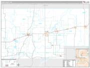 Rusk County, WI <br /> Wall Map <br /> Premium Style 2025 Map