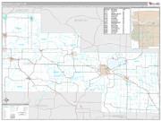 Shawano County, WI <br /> Wall Map <br /> Premium Style 2025 Map