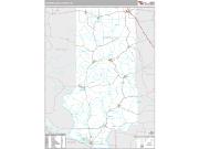 Trempealeau County, WI <br /> Wall Map <br /> Premium Style 2025 Map
