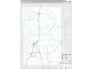 Washburn County, WI <br /> Wall Map <br /> Premium Style 2025 Map