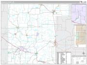 Waupaca County, WI <br /> Wall Map <br /> Premium Style 2025 Map