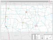 Waushara County, WI <br /> Wall Map <br /> Premium Style 2025 Map