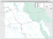 Big Horn County, WY <br /> Wall Map <br /> Premium Style 2025 Map
