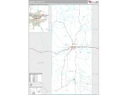 Campbell County, WY <br /> Wall Map <br /> Premium Style 2025 Map
