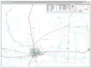 Laramie County, WY <br /> Wall Map <br /> Premium Style 2025 Map