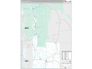 Lincoln County, WY <br /> Wall Map <br /> Premium Style 2025 Map