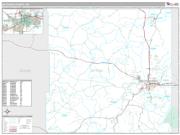 Natrona County, WY <br /> Wall Map <br /> Premium Style 2025 Map