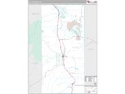 Platte County, WY <br /> Wall Map <br /> Premium Style 2025 Map