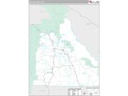 Sublette County, WY <br /> Wall Map <br /> Premium Style 2025 Map