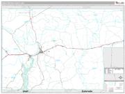 Sweetwater County, WY <br /> Wall Map <br /> Premium Style 2025 Map
