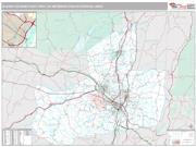 Albany-Schenectady-Troy Metro Area <br /> Wall Map <br /> Premium Style 2025 Map