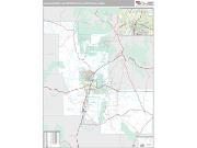 Albuquerque Metro Area <br /> Wall Map <br /> Premium Style 2025 Map