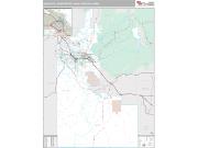 Boise City Metro Area <br /> Wall Map <br /> Premium Style 2025 Map
