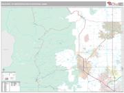 Boulder Metro Area <br /> Wall Map <br /> Premium Style 2024 Map