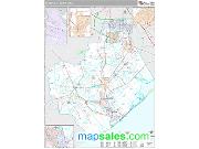 Brazoria Metro Area <br /> Wall Map <br /> Premium Style 2025 Map