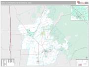 Chico Metro Area <br /> Wall Map <br /> Premium Style 2025 Map