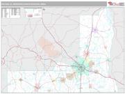 Dothan Metro Area <br /> Wall Map <br /> Premium Style 2025 Map