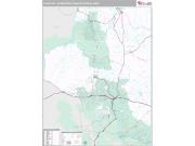Flagstaff Metro Area <br /> Wall Map <br /> Premium Style 2025 Map