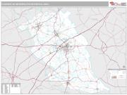 Florence Metro Area <br /> Wall Map <br /> Premium Style 2025 Map