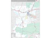 Fort Smith Metro Area <br /> Wall Map <br /> Premium Style 2025 Map