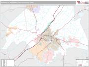 Gadsden Metro Area <br /> Wall Map <br /> Premium Style 2025 Map