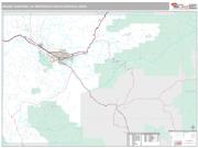 Grand Junction Metro Area <br /> Wall Map <br /> Premium Style 2025 Map