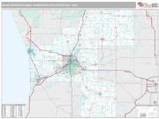 Grand Rapids-Wyoming Metro Area <br /> Wall Map <br /> Premium Style 2025 Map