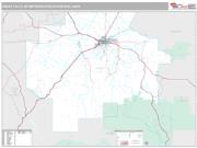 Great Falls Metro Area <br /> Wall Map <br /> Premium Style 2025 Map