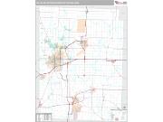 Joplin Metro Area <br /> Wall Map <br /> Premium Style 2025 Map