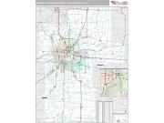 Kansas City Metro Area <br /> Wall Map <br /> Premium Style 2025 Map