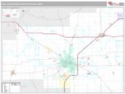 Lima Metro Area <br /> Wall Map <br /> Premium Style 2025 Map