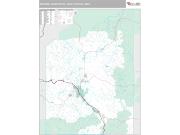 Medford Metro Area <br /> Wall Map <br /> Premium Style 2025 Map