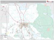 Ocala Metro Area <br /> Wall Map <br /> Premium Style 2025 Map
