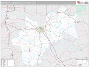 Owensboro Metro Area <br /> Wall Map <br /> Premium Style 2025 Map