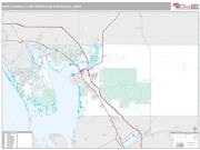 Punta Gorda Metro Area <br /> Wall Map <br /> Premium Style 2025 Map