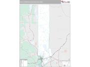 Reno Metro Area <br /> Wall Map <br /> Premium Style 2025 Map