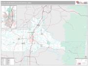 Salem Metro Area <br /> Wall Map <br /> Premium Style 2025 Map