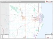 Sheboygan Metro Area <br /> Wall Map <br /> Premium Style 2025 Map