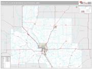 Sioux City Metro Area <br /> Wall Map <br /> Premium Style 2025 Map