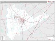 Sumter Metro Area <br /> Wall Map <br /> Premium Style 2025 Map
