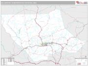Williamsport Metro Area <br /> Wall Map <br /> Premium Style 2025 Map