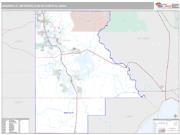 Sebring Metro Area <br /> Wall Map <br /> Premium Style 2024 Map