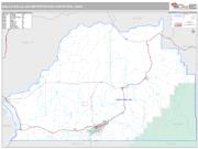 Walla Walla Metro Area <br /> Wall Map <br /> Premium Style 2025 Map