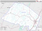 Winchester Metro Area <br /> Wall Map <br /> Premium Style 2025 Map