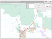 St. George Metro Area <br /> Wall Map <br /> Premium Style 2025 Map