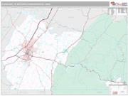 Cleveland Metro Area <br /> Wall Map <br /> Premium Style 2025 Map